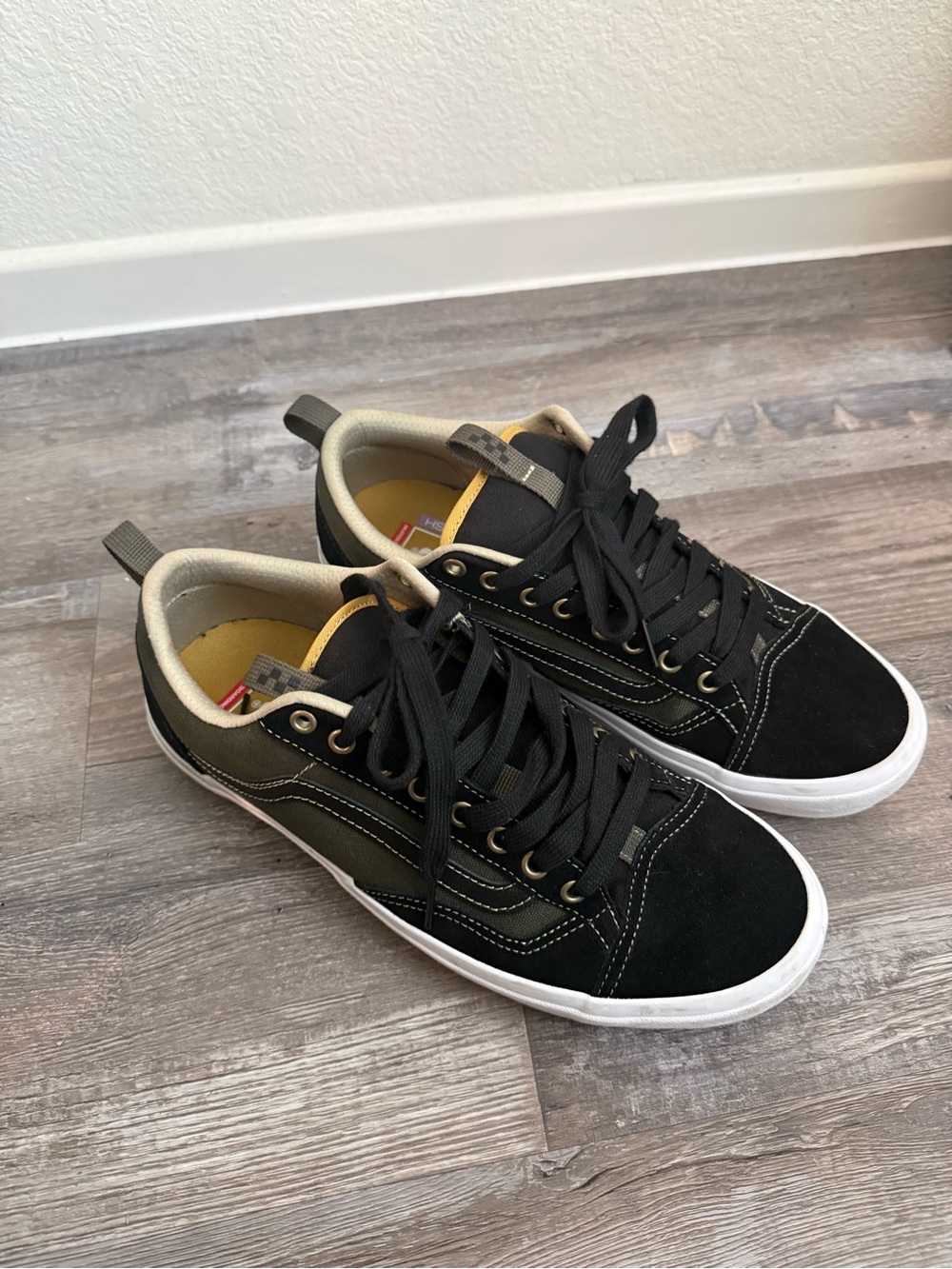 Vans Old Skool 36 Shoes Men Size 11 Black Green Skate Sneakers - Picture 10 of 10